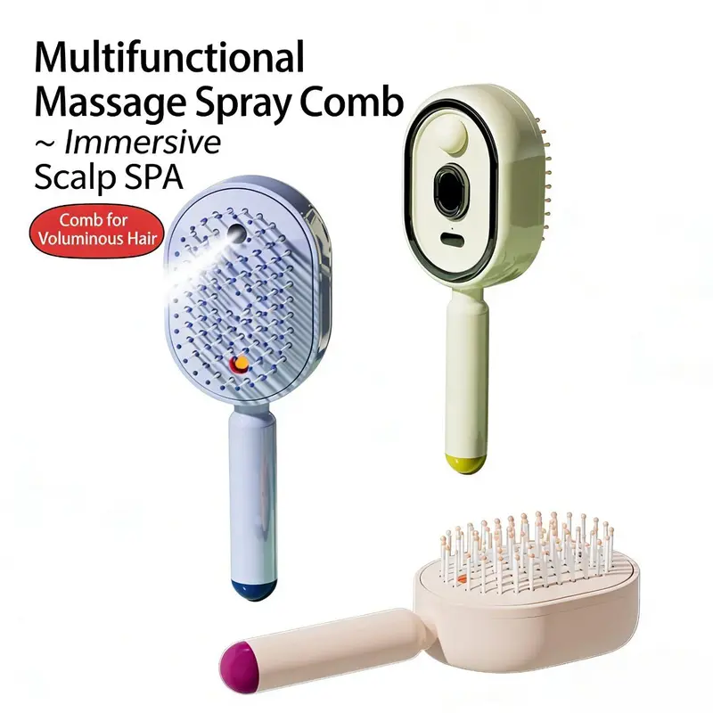 Multi-Function Massage Mist Comb
