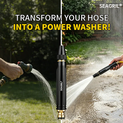 Portable Hydro Jet High Pressure Washer Wand for Standard Garden Hose