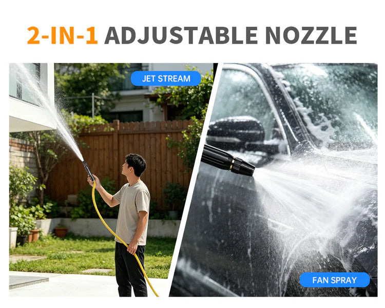 Portable Hydro Jet High Pressure Washer Wand for Standard Garden Hose