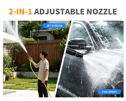 Portable Hydro Jet High Pressure Washer Wand for Standard Garden Hose