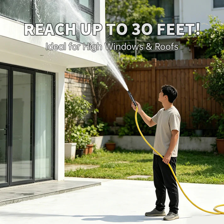 Portable Hydro Jet High Pressure Washer Wand for Standard Garden Hose