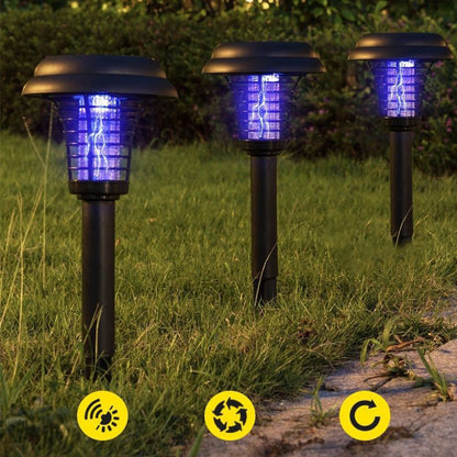 ⏰ Last Day! 2-in-1 Solar Bug Zapper & Waterproof Outdoor Path Light Bundle