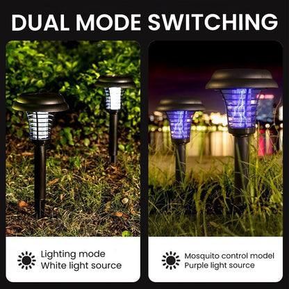 ⏰ Last Day! 2-in-1 Solar Bug Zapper & Waterproof Outdoor Path Light Bundle
