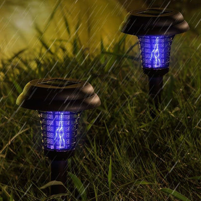 ⏰ Last Day! 2-in-1 Solar Bug Zapper & Waterproof Outdoor Path Light Bundle